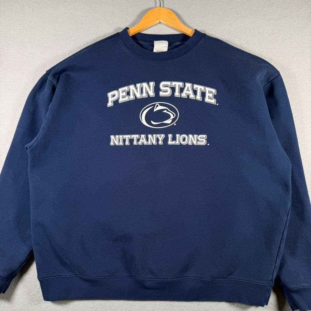 Adidas Penn State Nittany Lions Sweatshirt Mens XL Navy Blue Crew Neck TGJ004